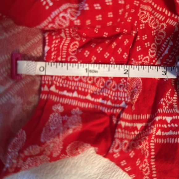 Mossimo Red Patterned Women’s Shorts Size Small - Picture 5 of 5